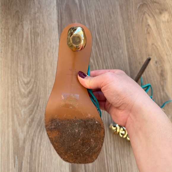 Cult Gaia Soleil Strappy Leather Sandals - Picture 11 of 11